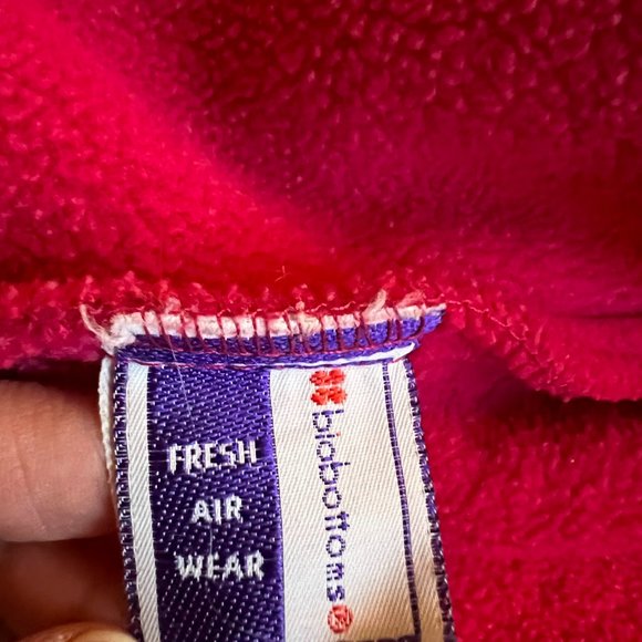 Vintage 1990's Bio Bottoms Girls 4/5 Fleece Coat and Hat Set - Picture 5 of 7